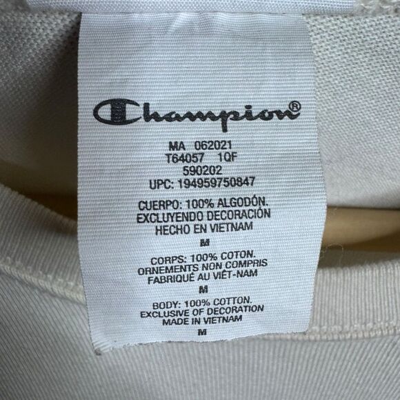 Champion Men's Retro Heritage Football Jersey Long Sleeve T-Shirt Size Medium - Picture 6 of 6